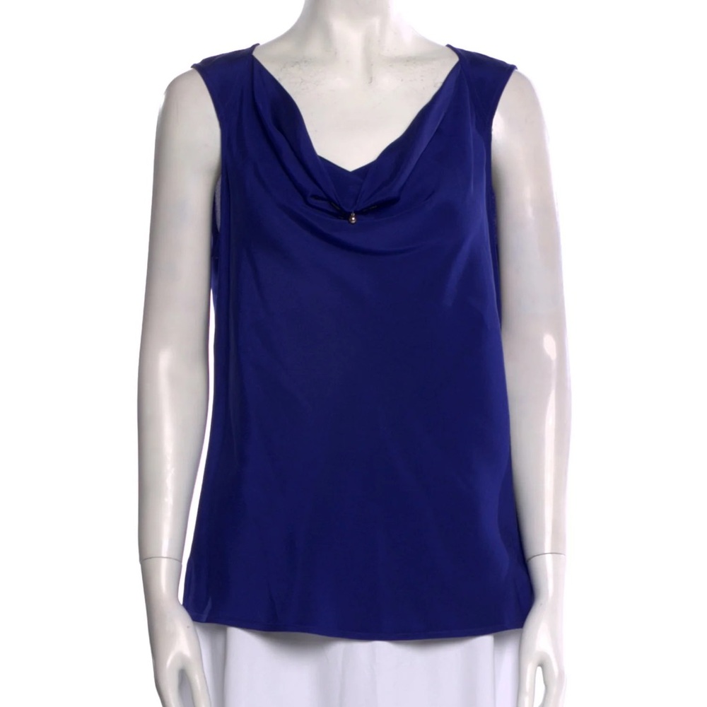 Isaac Mizrahi Royal Blue Tank Top